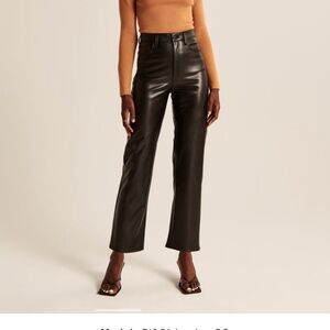 Abercrombie vegan leather pants